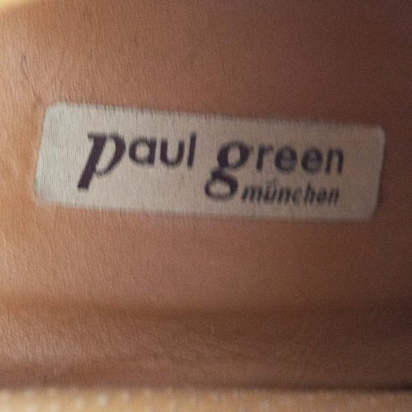 Paul Green Beacon Perforated Black Nubuck Open Toe Booties - Picture 10 of 11